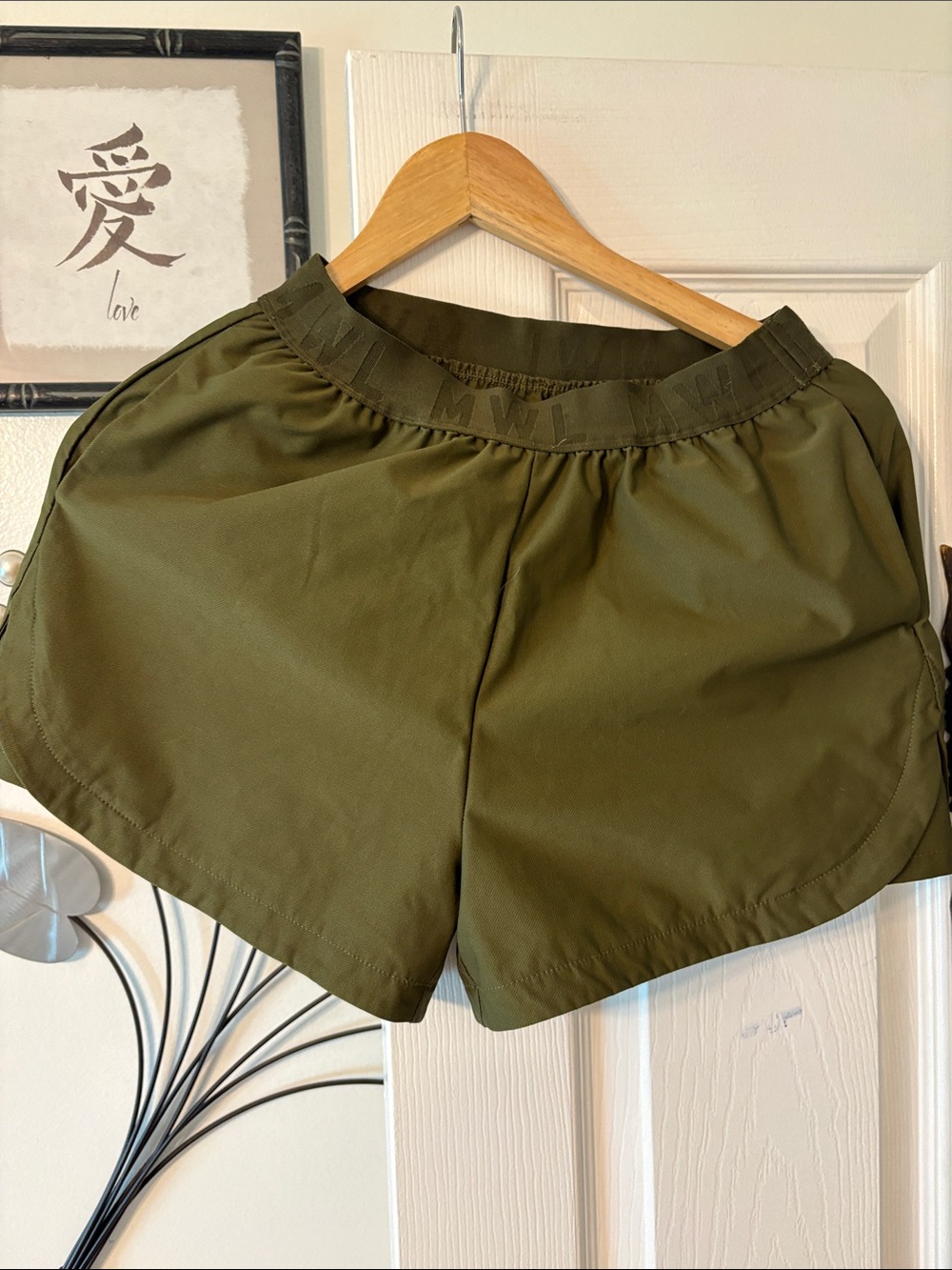 Madewell Olive Green Athletic Shorts